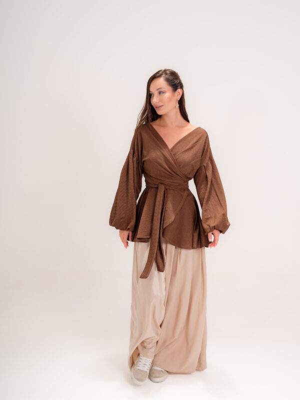 Jolly Blouse | Light Brown