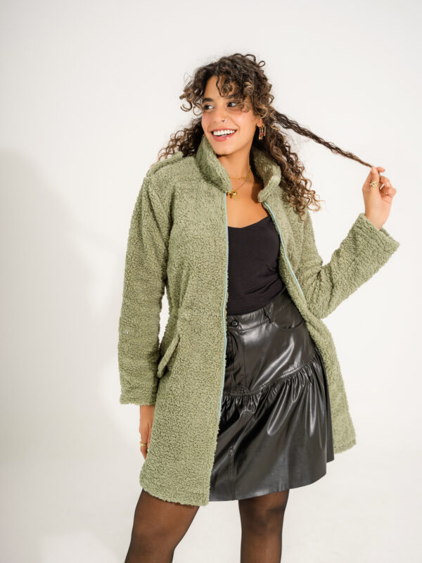 Teddy Bear Jacket | Light Green