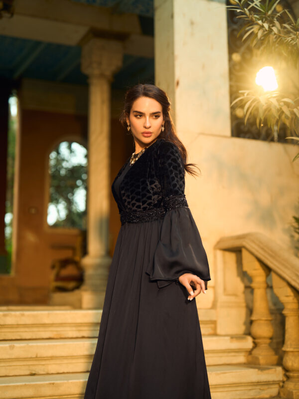 Adyra Kaftan | Black