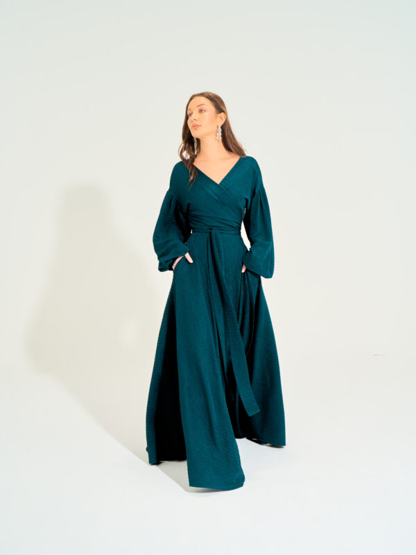 Gipsy Wrap Dress | Peacock