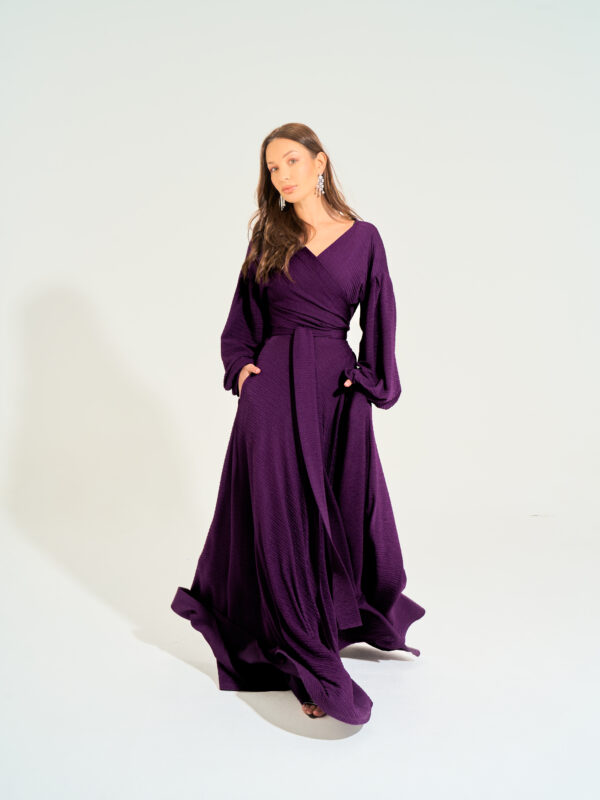 Gipsy Wrap Dress | Purple