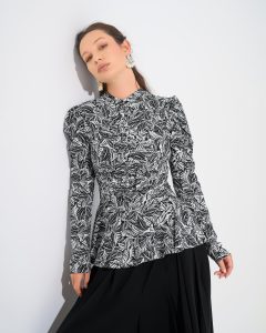 Sparrow Blouse | White & Black - S