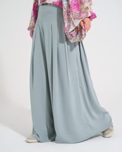Wide Leg Pants | Muted Mint - M
